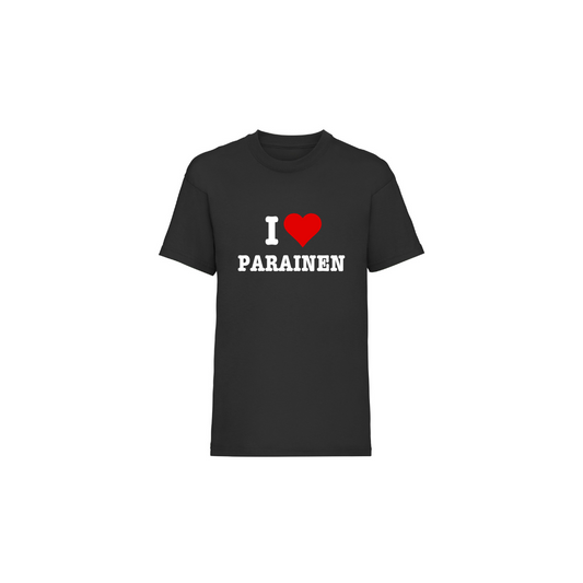 LASTEN I LOVE  PARAINEN T-PAITA hover