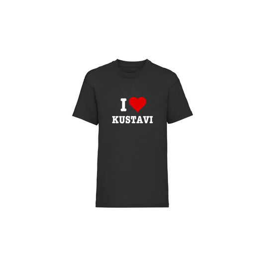 LASTEN I LOVE  KUSTAVI T-PAITA